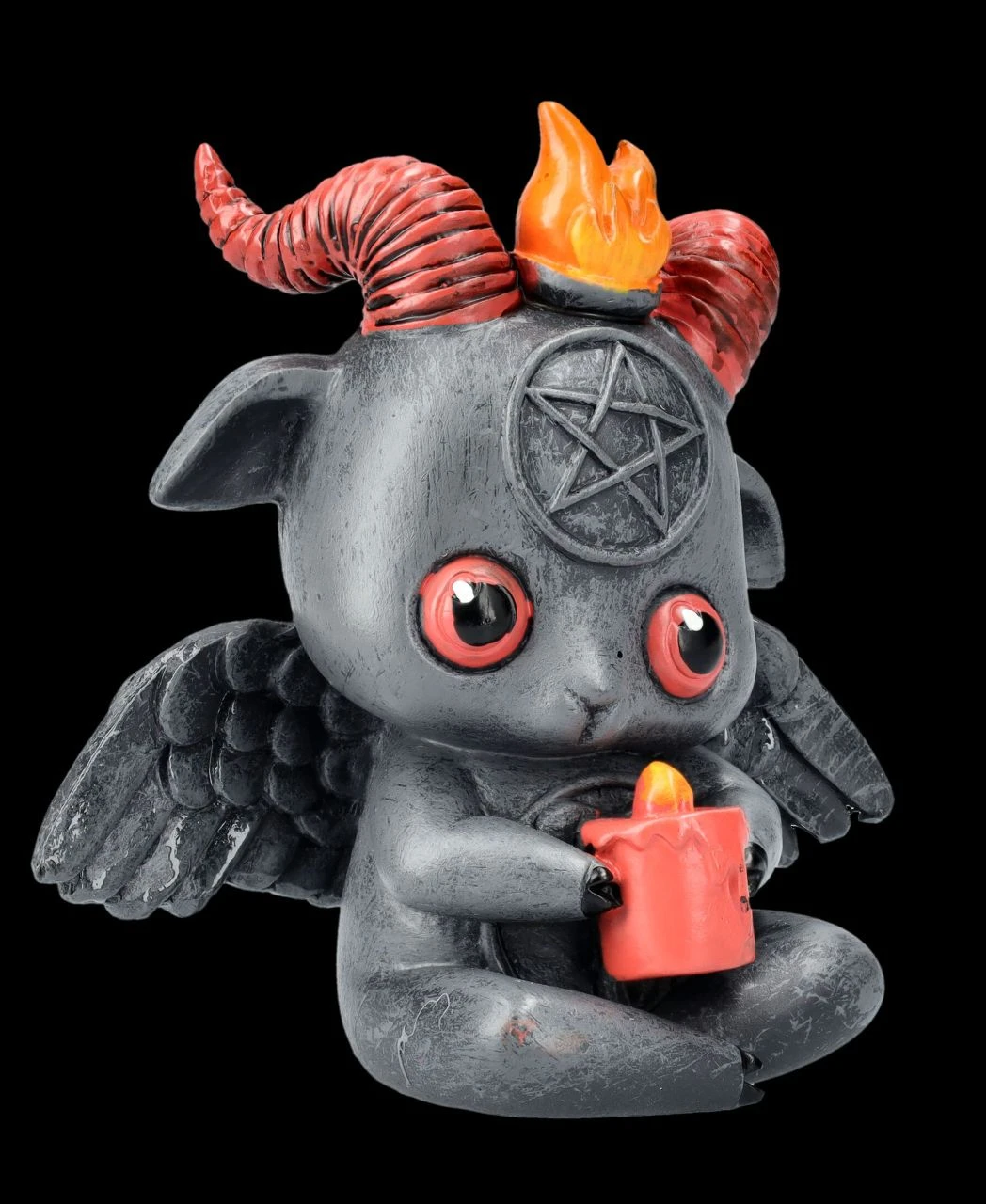 Baphomet Figur - Baphy Beim Ritual 4 Baphomet Figur - Baphy Beim Ritual – Bild 2