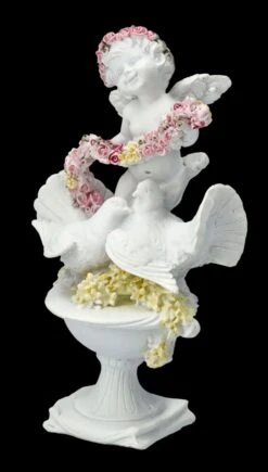 Engel Figur - Putte Mit Rosen Und Tauben -Statuen Modell Verkauf FS26629 Engel Figur Putte mit Rosen und Tauben 2 1280x1280