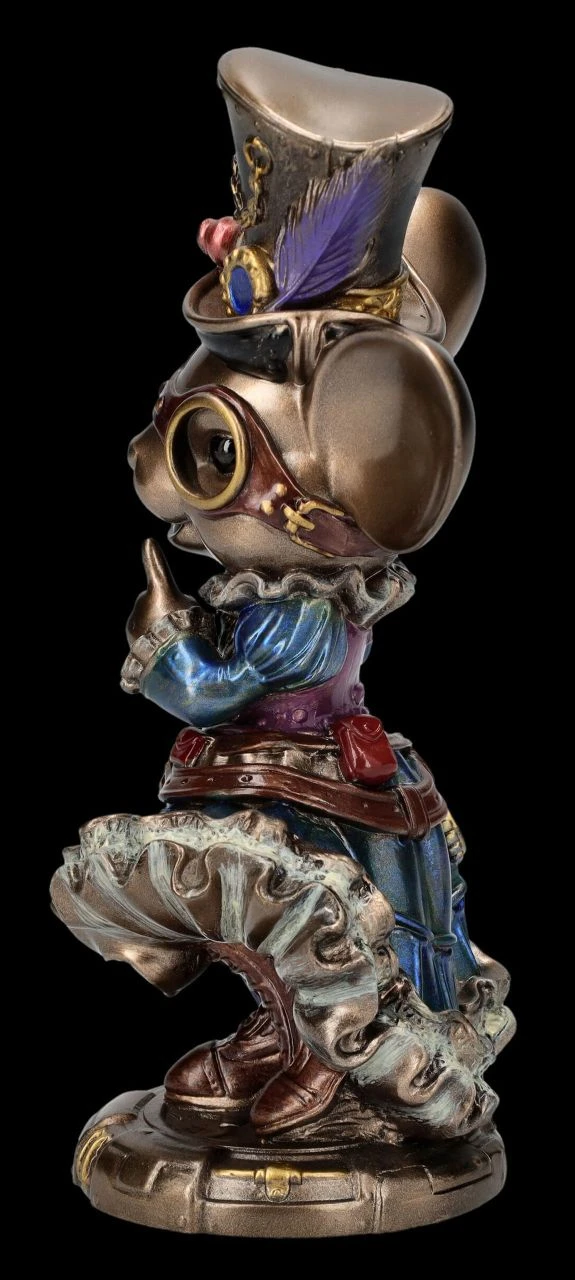 Steampunk Figur - Maus Im Kleid 6 Steampunk Figur - Maus Im Kleid – Bild 4