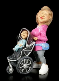 Funny Family Figur - Mutter Mit Kinderwagen
