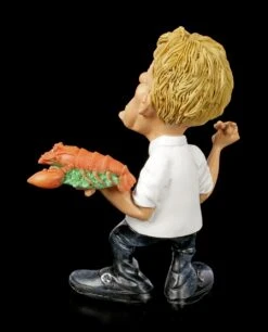 Funny Job Figur - Küchenchef Mit Hummer -Statuen Modell Verkauf Funny Job Figur Fish Chef Mit Hummer 3 1280x1280