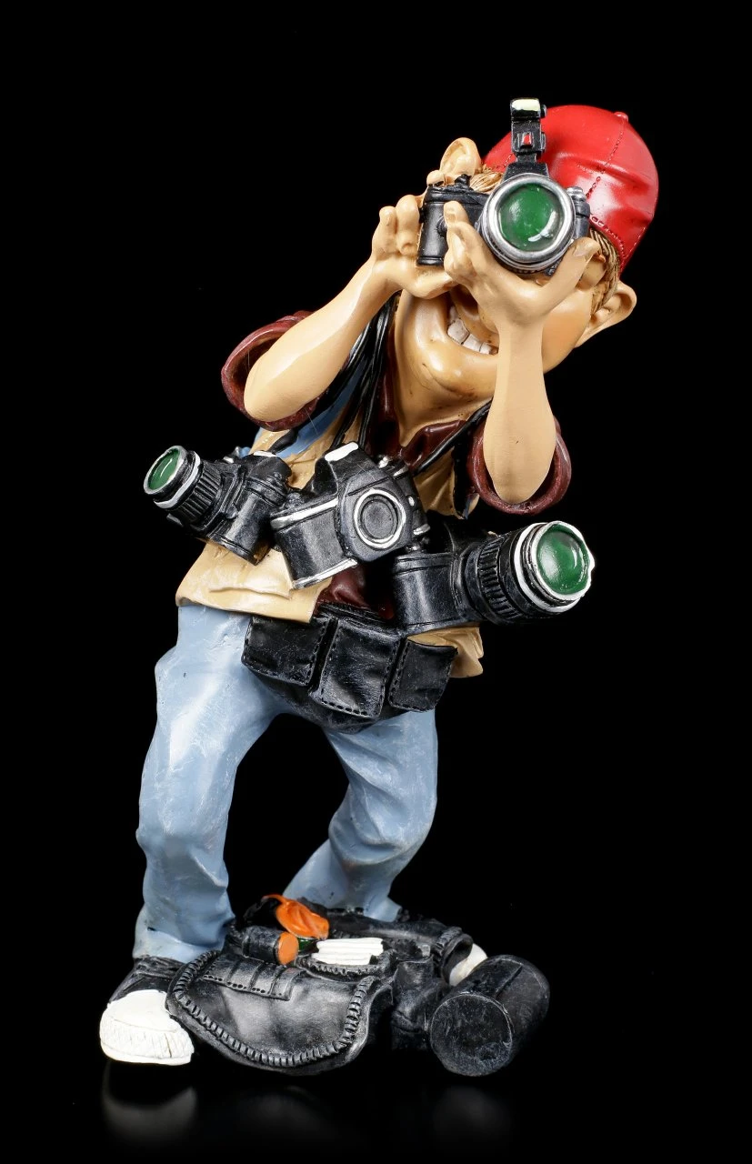 Funny Job Figur - Paparazzo Mit Vielen Kameras 4 Funny Job Figur - Paparazzo Mit Vielen Kameras – Bild 2