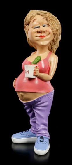 Funny Life Figur - Schwangere Mit Eis Und Gurke
