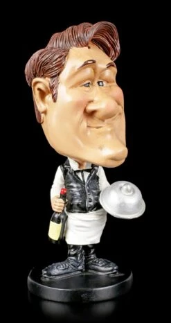 Funny Job Figur - Wackelkopf Kellner