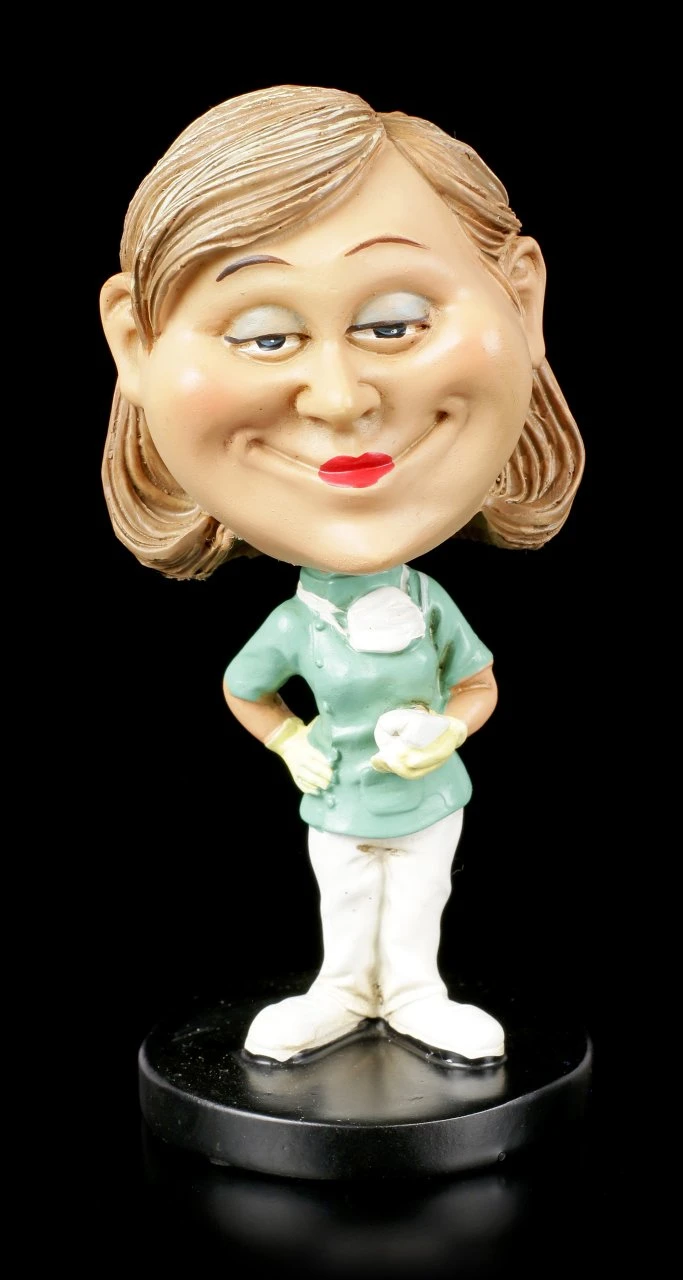 Funny Job Figur - Wackelkopf Zahnärztin 4 Funny Job Figur - Wackelkopf Zahnärztin – Bild 2