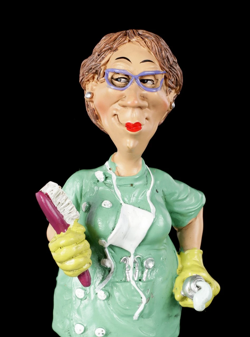 Funny Job Figur - Zahnarzthelferin Mit Zahnbürste 9 Funny Job Figur - Zahnarzthelferin Mit Zahnbürste – Bild 7