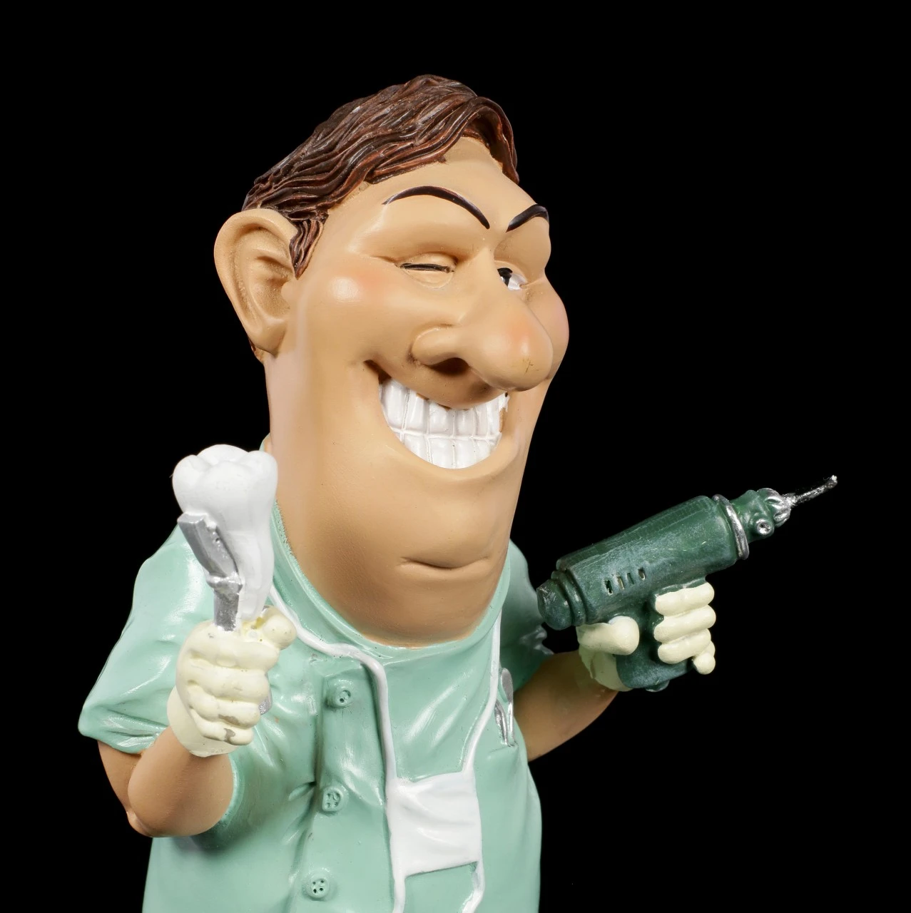 Funny Job Figur - Zahnarzt Mit Bohrer 8 Funny Job Figur - Zahnarzt Mit Bohrer – Bild 6