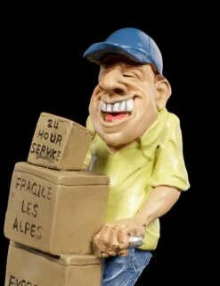 Funny Jobs Figur - Lachender Paketdienstler 15 Funny Jobs Figur - Lachender Paketdienstler -Statuen Modell Verkauf Funny Jobs Figur Lachender Paketdienstler 6 1280x1280
