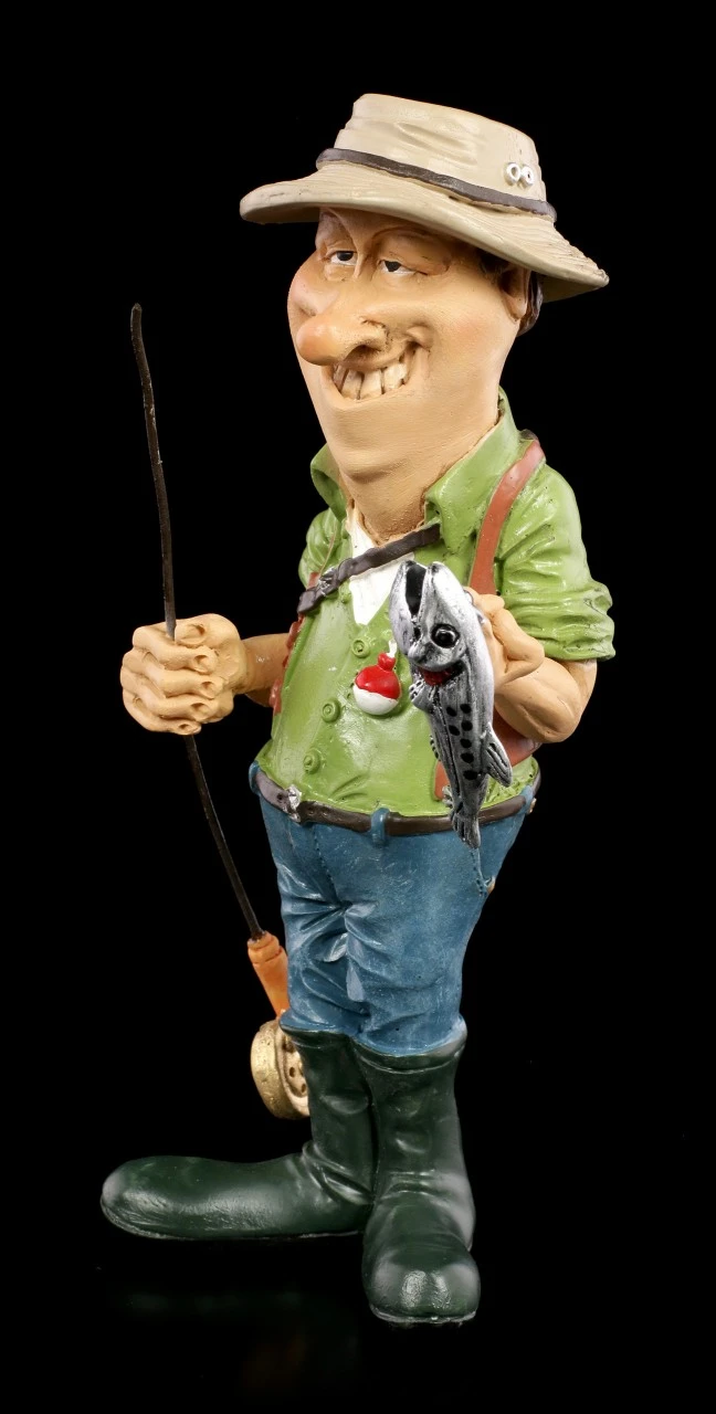 Funny Sports Figur - Angler Präsentiert Fang 5 Funny Sports Figur - Angler Präsentiert Fang – Bild 3