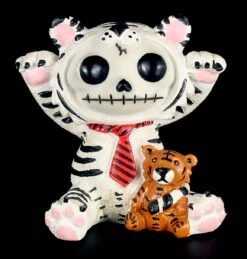 Furry Bones Figur - Tiger White Tigrrr