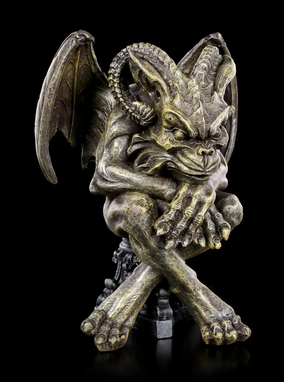 Gargoyle Figur - Listiger Teufel 3 Gargoyle Figur - Listiger Teufel