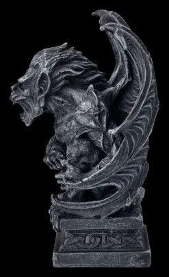 Gargoyle Figur Auf Podest Brüllend -Statuen Modell Verkauf Gargoyle Figur auf Podest 3 1280x1280