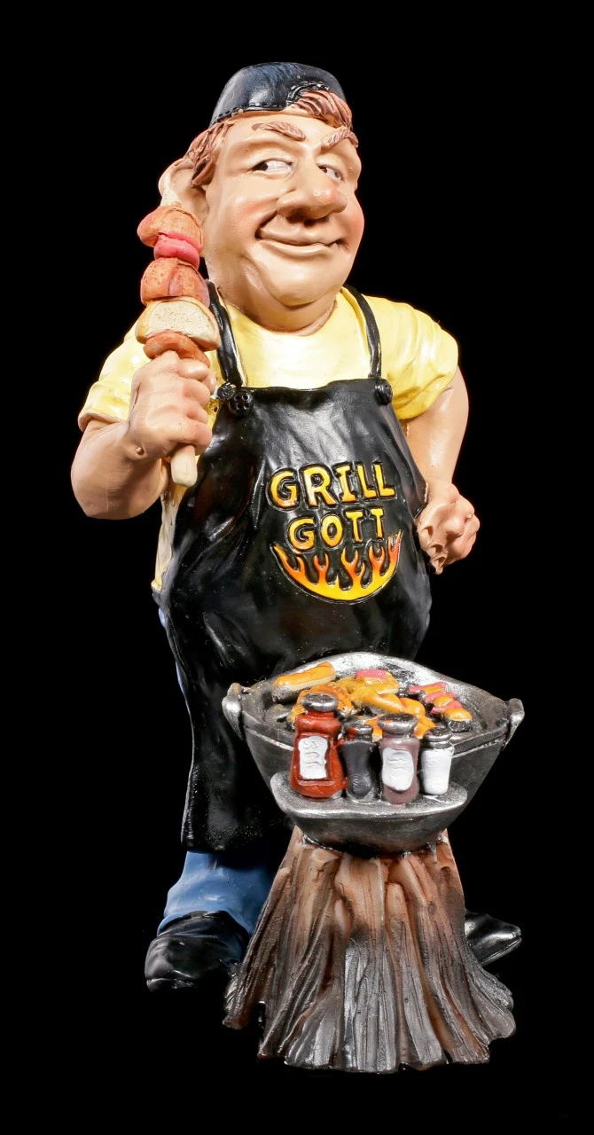 Grillmeister Figur Mit Fleisch Und Würstchen 4 Grillmeister Figur Mit Fleisch Und Würstchen – Bild 2