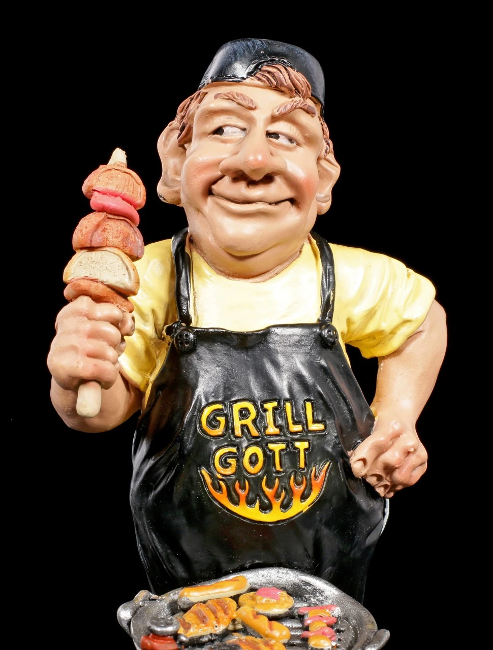 Grillmeister Figur Mit Fleisch Und Würstchen 7 Grillmeister Figur Mit Fleisch Und Würstchen – Bild 5