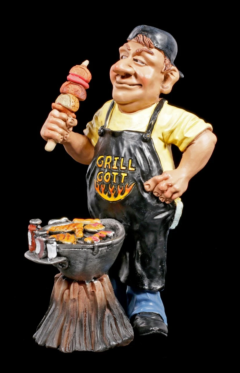 Grillmeister Figur Mit Fleisch Und Würstchen 3 Grillmeister Figur Mit Fleisch Und Würstchen