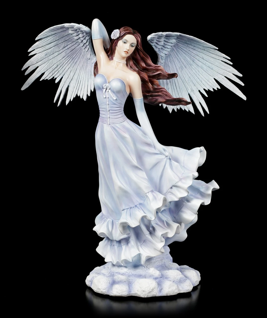 Große Engel Figur - Lydia Mit Ausgebreiteten Flügeln 3 Große Engel Figur - Lydia Mit Ausgebreiteten Flügeln