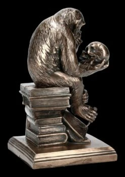 Affe Mit Schädel - Hugo Rheinhold -Statuen Modell Verkauf KS3216 Affe mit Schaedel Hugo Rheinhold 6 1280x1280