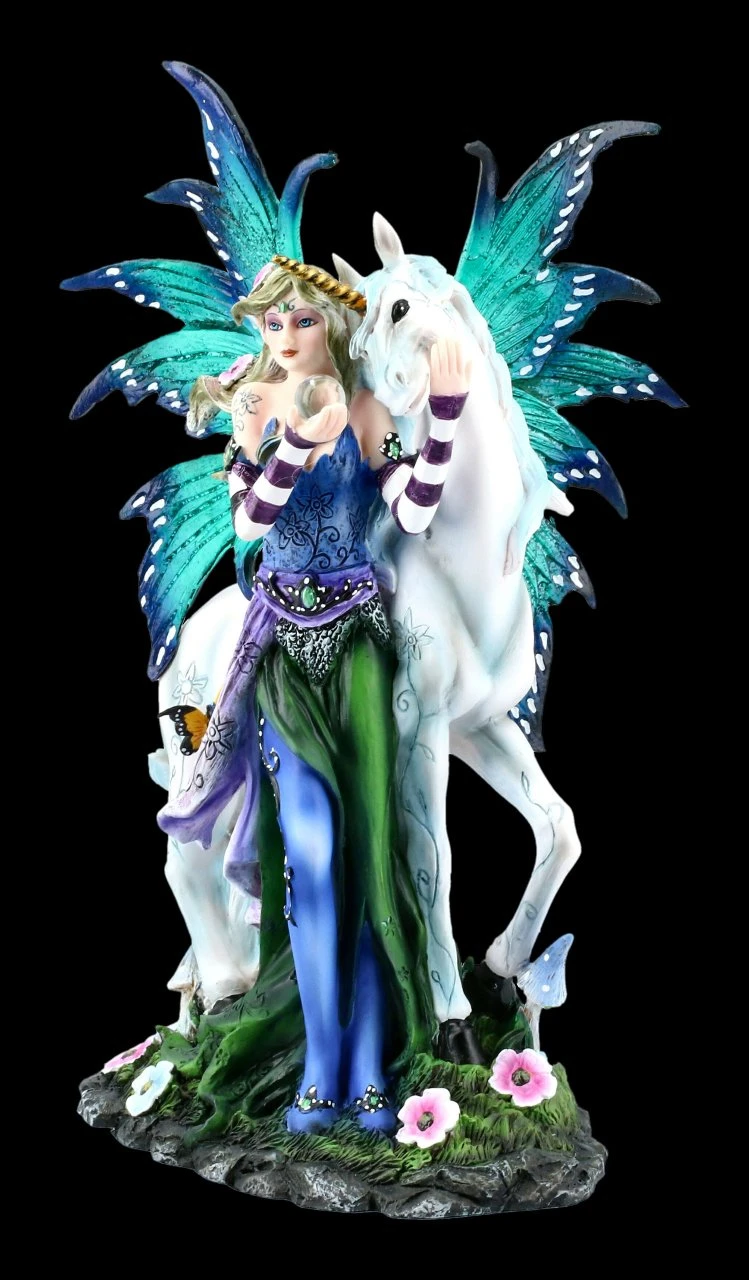 Elfe Petrina Mit Einhorn - Wonderful Garden 4 Elfe Petrina Mit Einhorn - Wonderful Garden – Bild 2