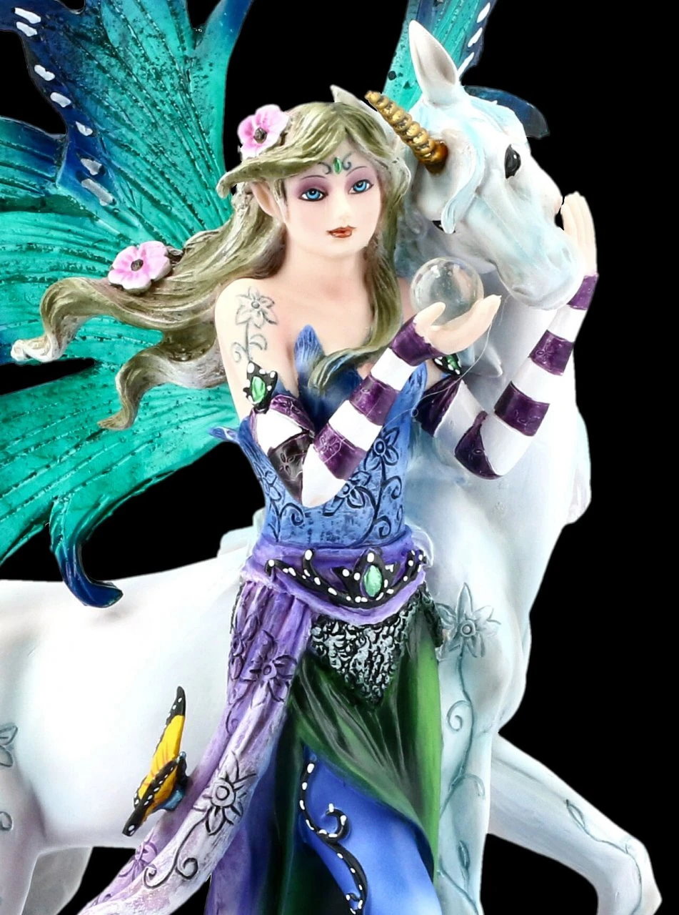 Elfe Petrina Mit Einhorn - Wonderful Garden 9 Elfe Petrina Mit Einhorn - Wonderful Garden – Bild 7