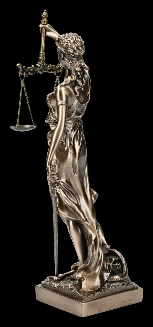 Justitia Figur Mit Waage Und Schwert 5 Justitia Figur Mit Waage Und Schwert – Bild 3