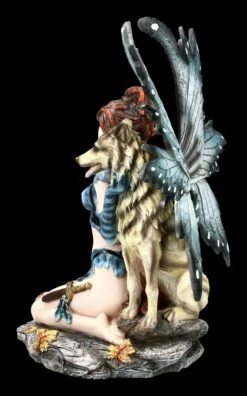 Elfen Figur - Celeste Mit Wolf -Statuen Modell Verkauf KS4855 Elfen Figur Celeste mit Wolf 3 1280x1280
