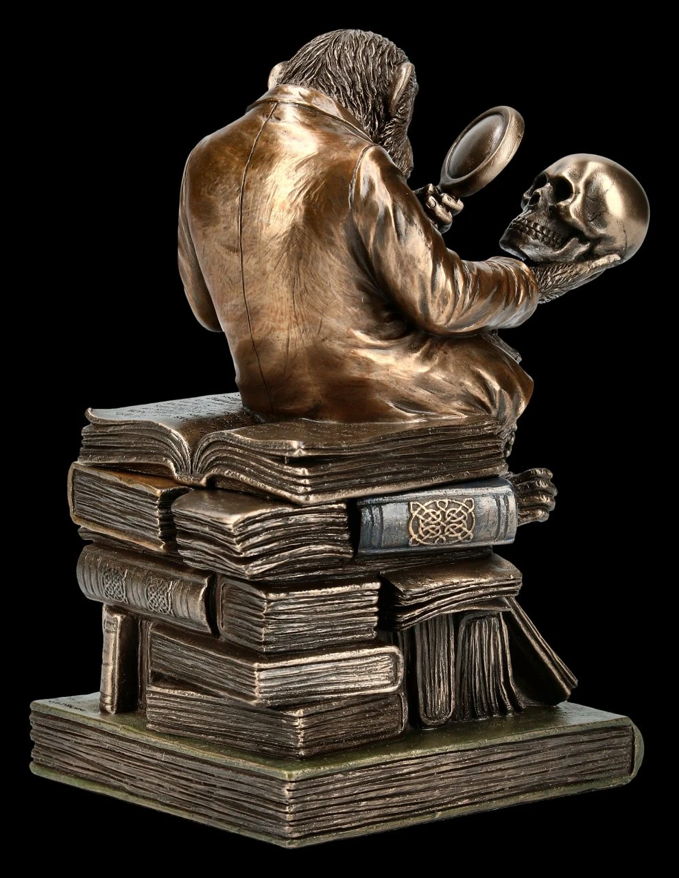 Affe Mit Schädel - Darwinismus Evolutionstheorie 8 Affe Mit Schädel - Darwinismus Evolutionstheorie – Bild 6