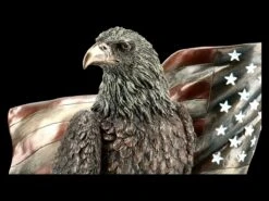 Adler Figur Sitzt Vor US Flagge -Statuen Modell Verkauf KS6432 Adler Figur sitzt vor US Flagge 8 1280x1280