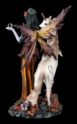 Elfen Figur Mit Einhorn - Der Herbst Kommt -Statuen Modell Verkauf KS6911 Elfen Figur mit Einhorn Der Herbst kommt 5 1280x1280