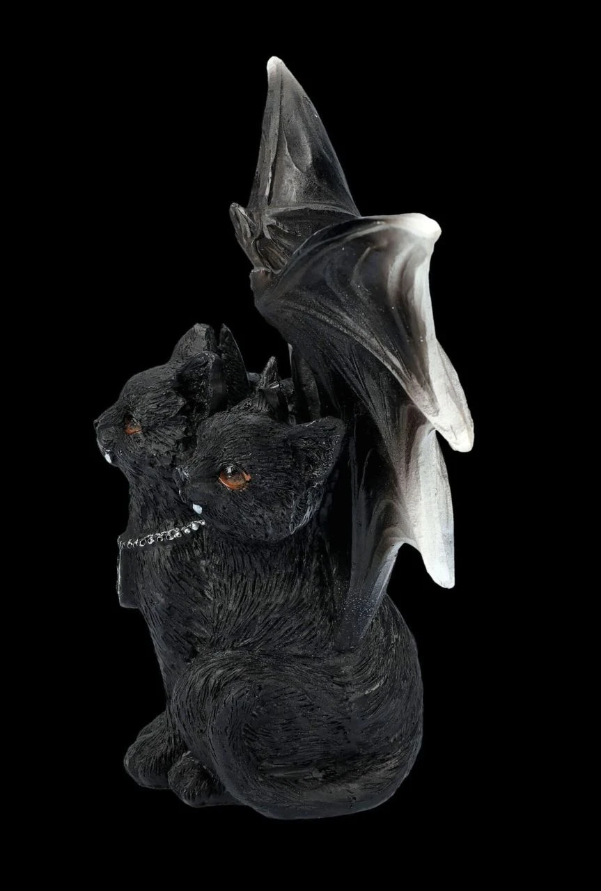 Katzen Figur - Dreiköpfiger Vampir 8 Katzen Figur - Dreiköpfiger Vampir – Bild 6