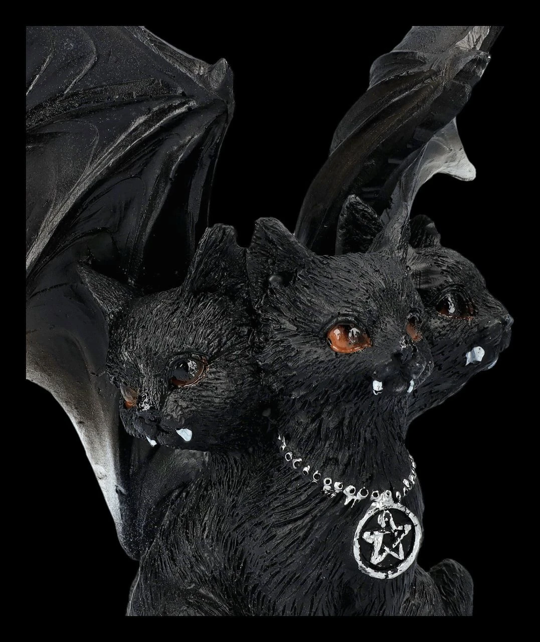 Katzen Figur - Dreiköpfiger Vampir 10 Katzen Figur - Dreiköpfiger Vampir – Bild 8