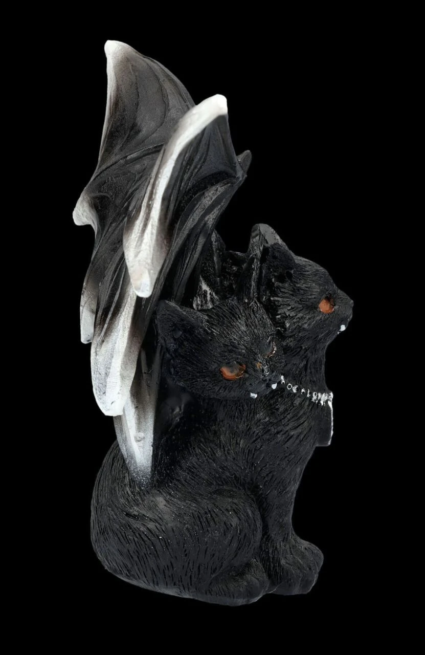 Katzen Figur - Dreiköpfiger Vampir 7 Katzen Figur - Dreiköpfiger Vampir – Bild 5
