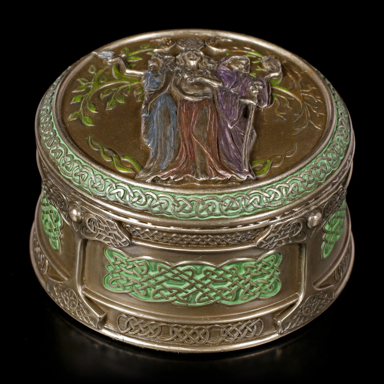 Keltische Schatulle - Dreifaltige Göttin 5 Keltische Schatulle - Dreifaltige Göttin – Bild 3