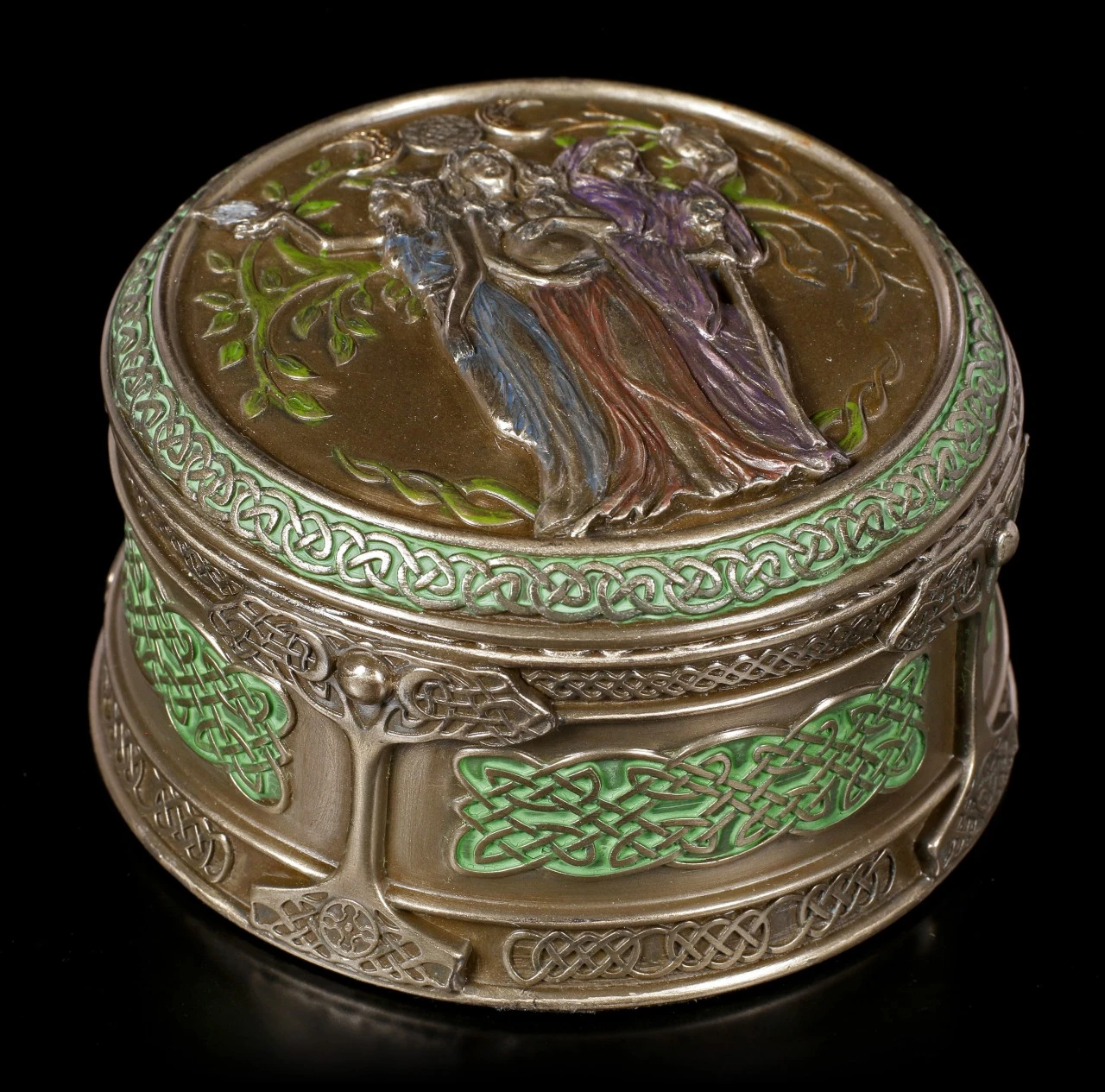 Keltische Schatulle - Dreifaltige Göttin 4 Keltische Schatulle - Dreifaltige Göttin – Bild 2