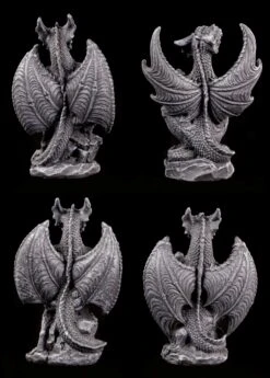 4er Set Kleine Drachen -Statuen Modell Verkauf Kleine Drachen Set 2 1280x1280