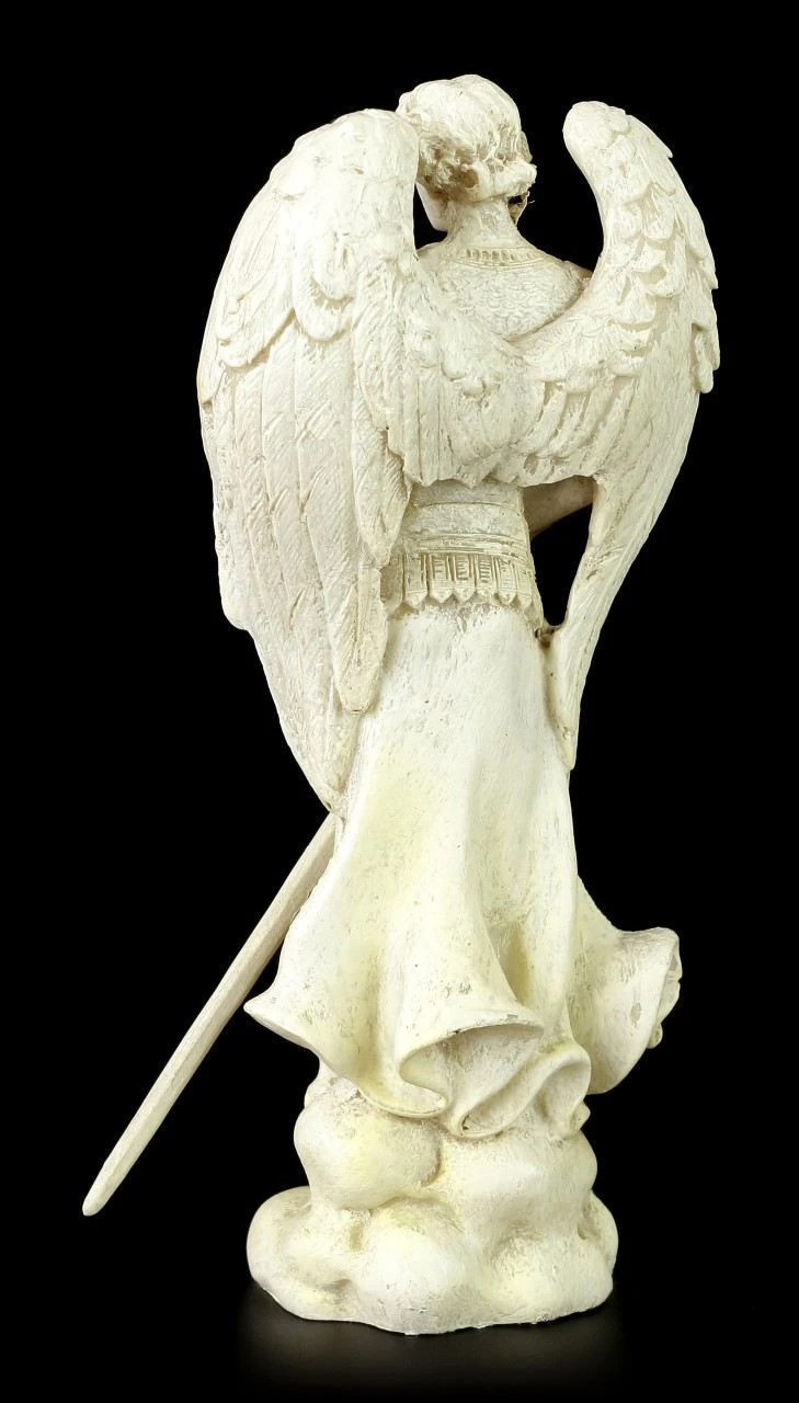 Kleine Erzengel Figur - Jehudiel - Weiß 5 Kleine Erzengel Figur - Jehudiel - Weiß – Bild 3