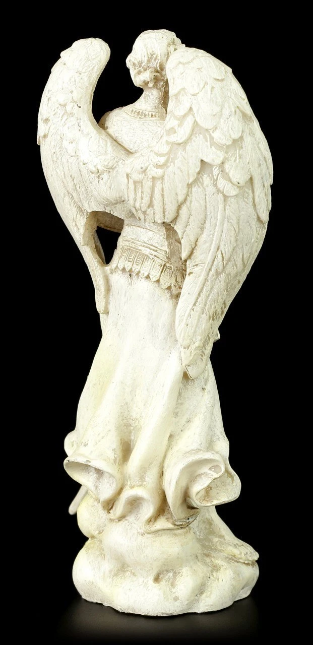 Kleine Erzengel Figur - Jehudiel - Weiß 6 Kleine Erzengel Figur - Jehudiel - Weiß – Bild 4