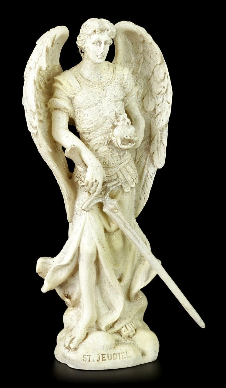 Kleine Erzengel Figur - Jehudiel - Weiß 3 Kleine Erzengel Figur - Jehudiel - Weiß