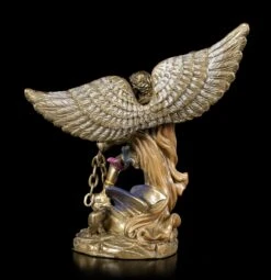 Kleine Erzengel Michael Figur - Bronziert -Statuen Modell Verkauf Kleine Erzengel Michael Figur Bronziert 3 1280x1280