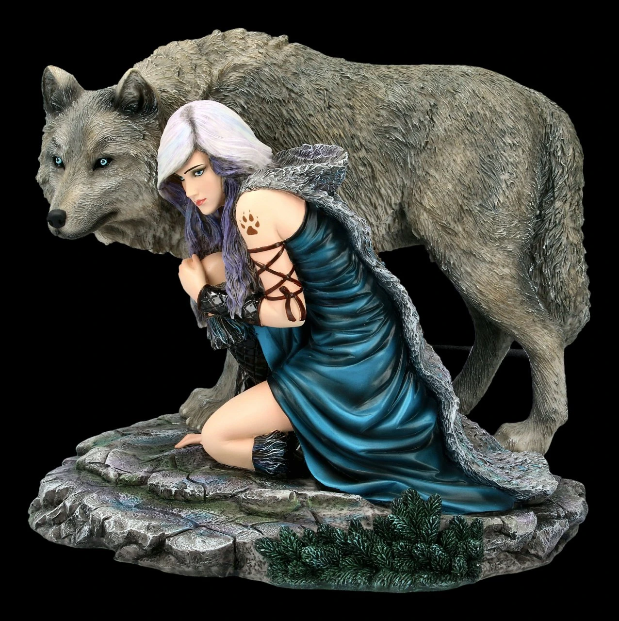 Wolf Figur - Protector By Anne Stokes - Limitiert 4 Wolf Figur - Protector By Anne Stokes - Limitiert – Bild 2