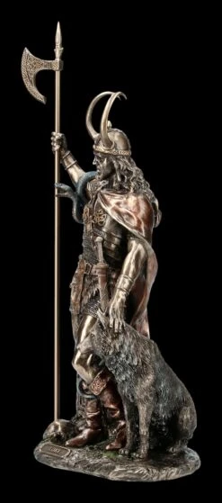 Loki Figur - Germanischer Gott Mit Fenriswolf -Statuen Modell Verkauf ML13752 Loki Figur Germanischer Gott mit Fenriswolf 3 1280x1280