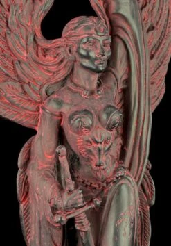 Morrigan Figur - Göttin Des Krieges - Schwarz-Rot -Statuen Modell Verkauf Morrigan Figur Goettin Krieg 7 1280x1280