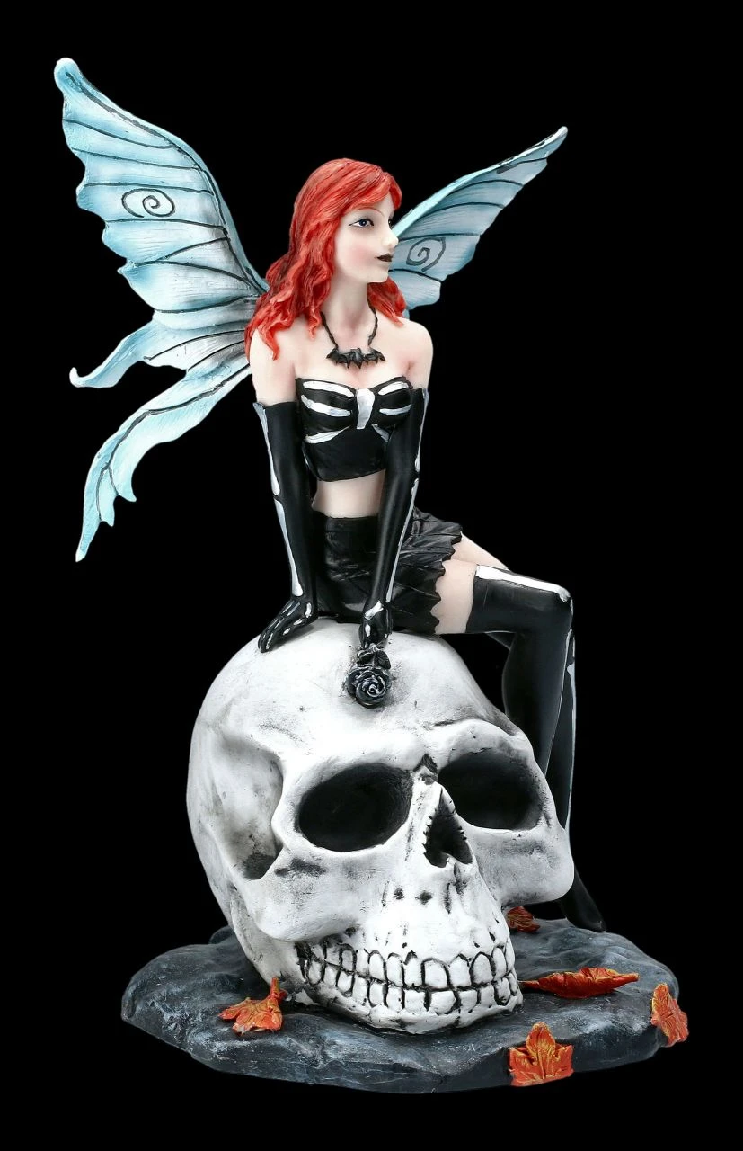 Elfen Figur - Gotha Auf Totenschädel 5 Elfen Figur - Gotha Auf Totenschädel – Bild 3
