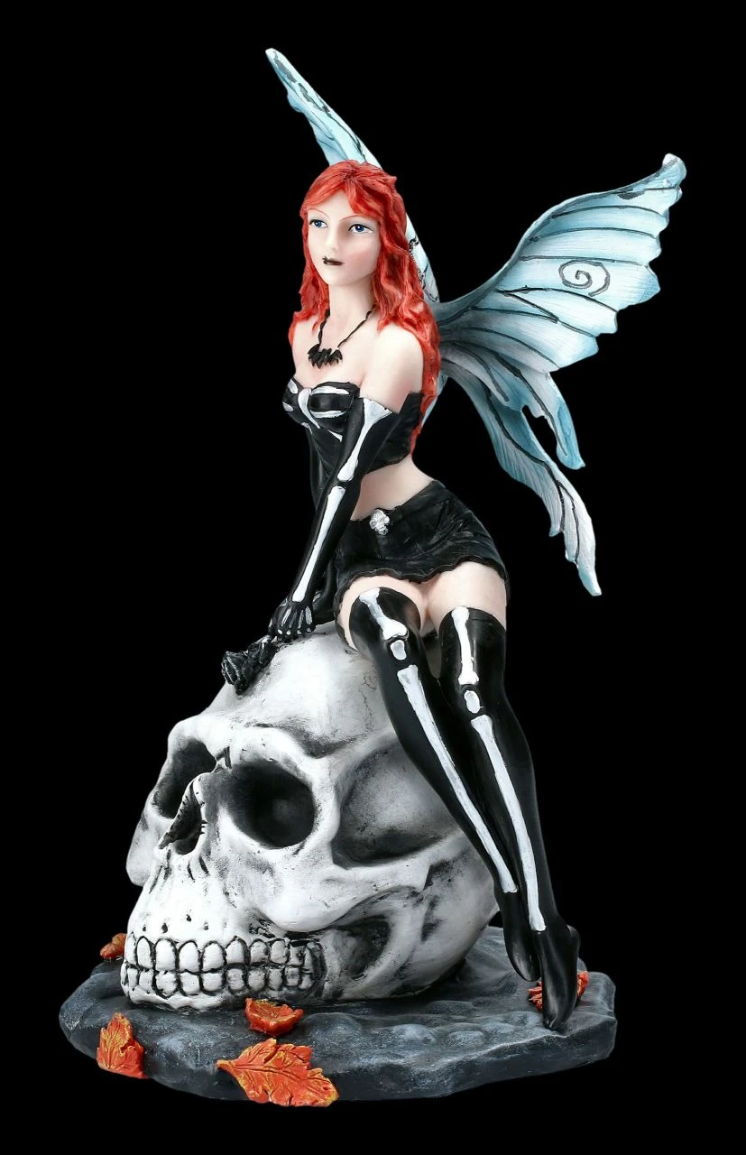 Elfen Figur - Gotha Auf Totenschädel 4 Elfen Figur - Gotha Auf Totenschädel – Bild 2