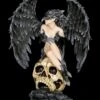 Dark Angel Figur - Rabenkönigin Auf Totenkopf