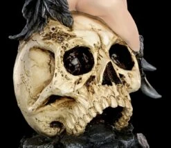 Dark Angel Figur - Rabenkönigin Auf Totenkopf -Statuen Modell Verkauf Rabenkoenigin Dark Angel 9 1280x1280