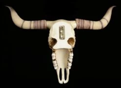 Longhorn Rinderschädel -Statuen Modell Verkauf Rinder Totenkopf Wanddeko 2 1280x1280