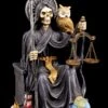 Sitzende Santa Muerte Figur - Schwarz -Statuen Modell Verkauf Santa Muerte Schwarz 1280x1280