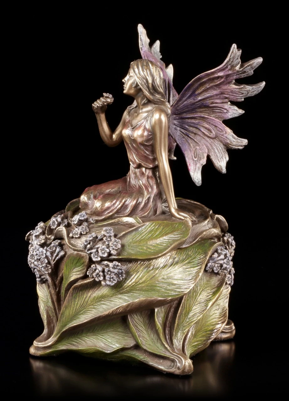 Schatulle - Elfe Auf Blumenblüte 5 Schatulle - Elfe Auf Blumenblüte – Bild 3