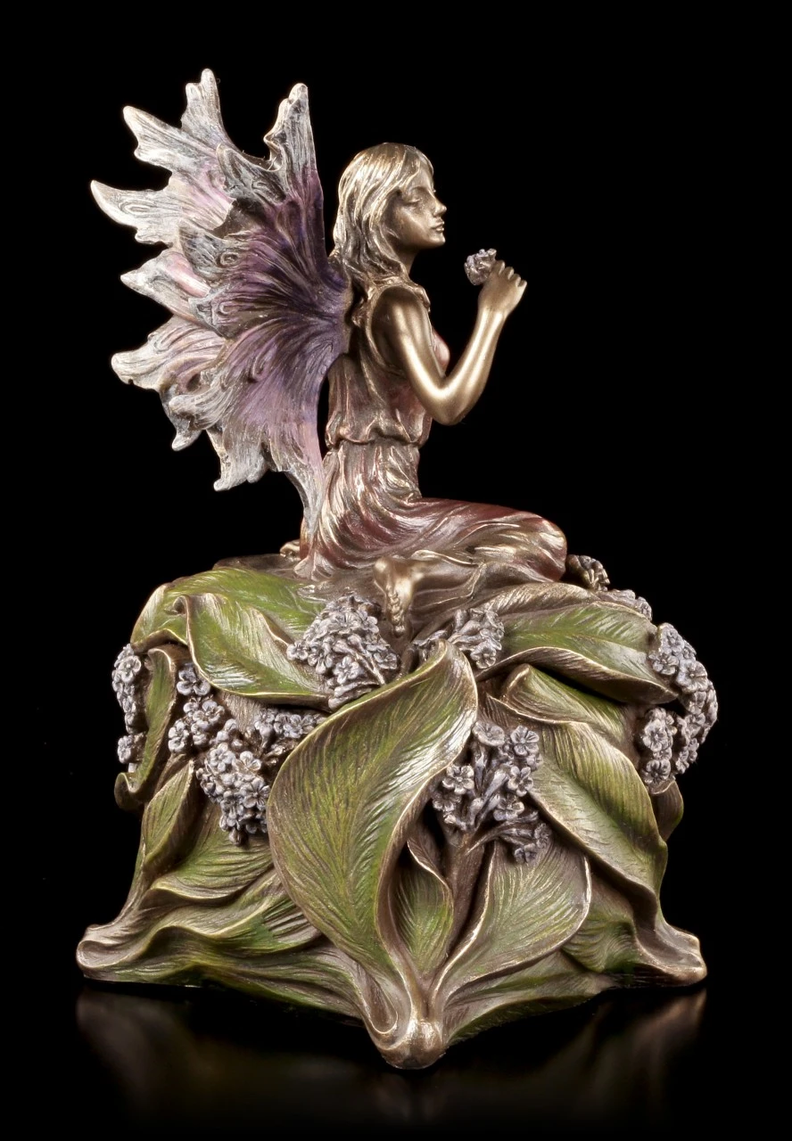 Schatulle - Elfe Auf Blumenblüte 7 Schatulle - Elfe Auf Blumenblüte – Bild 5