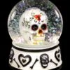 Schneekugel - Day Of The Dead Totenkopf - Schwarz